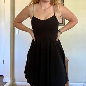 simple black summer dress!
